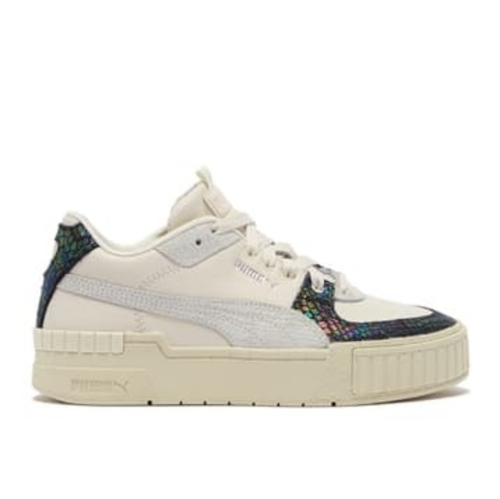 Puma Women's Cream Sneakers with Iridescent Black Accent - Picture 3 of 8